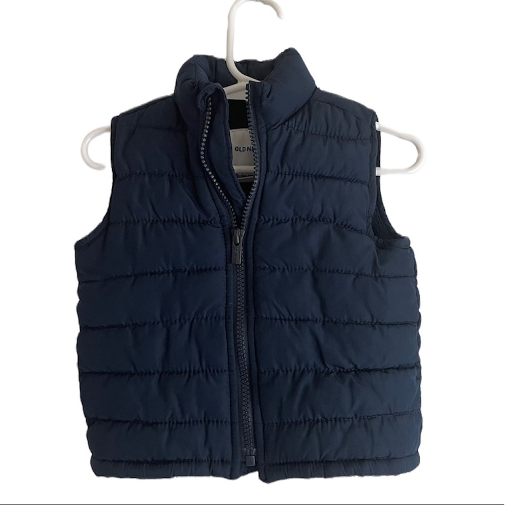 Old Navy Toddler Puffer Vest in Navy Blue